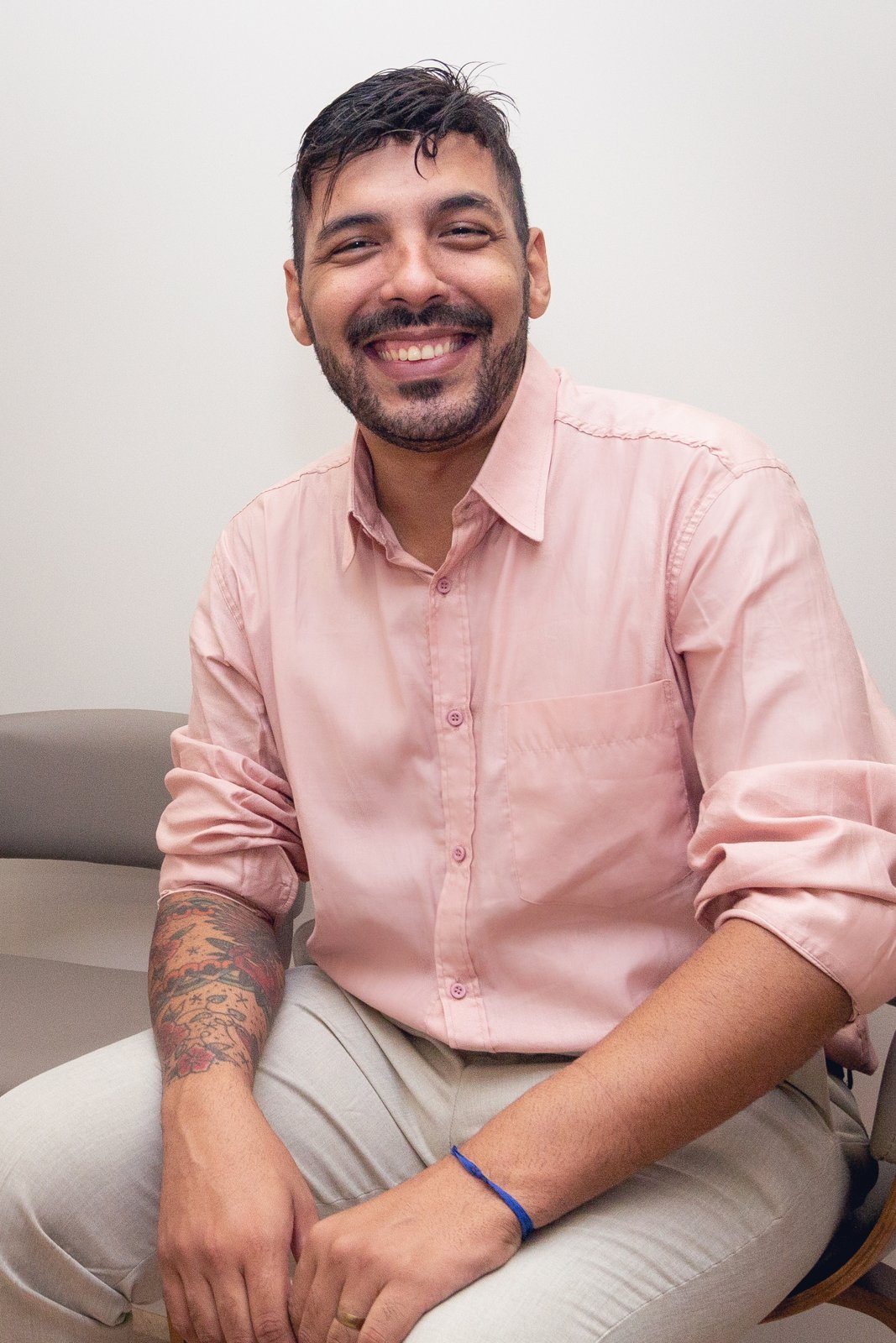 Lucas França, fisioterapeuta em Cascadura